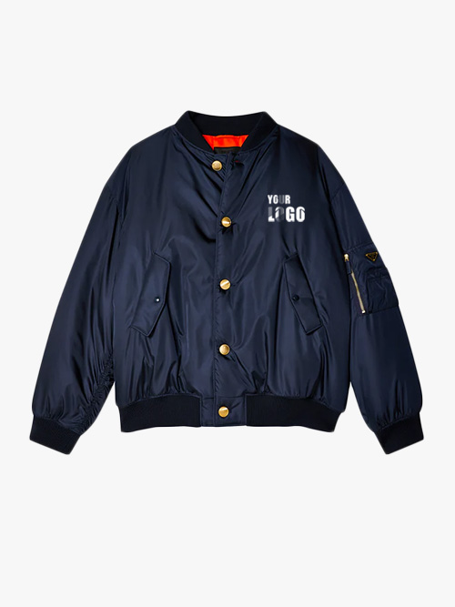 Veste Bomber en Satin personnalisé