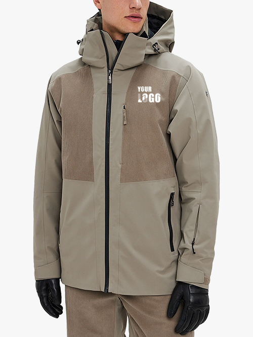 Vestes de neige personnalisées pour hommes