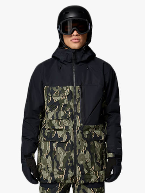 Veste de neige Custom Camo pour homme