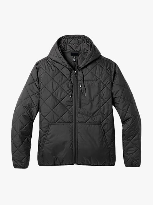 OEM Custom hommes matelassé capuche rembourré veste