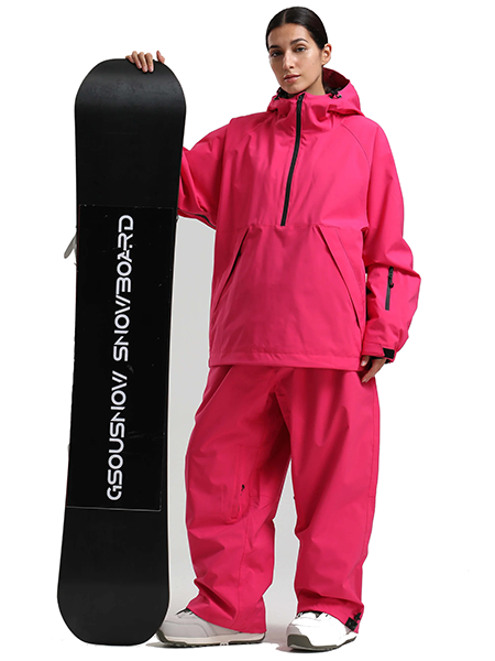 Costume de Ski imperméable Rose pour femmes -sp fabricant OEM