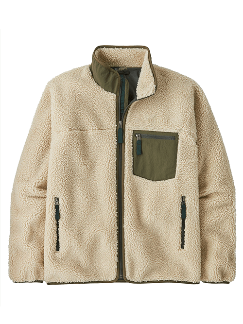 Veste polaire classique rétro brodée personnalisée pour homme